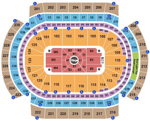 Xcel Energy Center Nate Bargatze Seating Chart